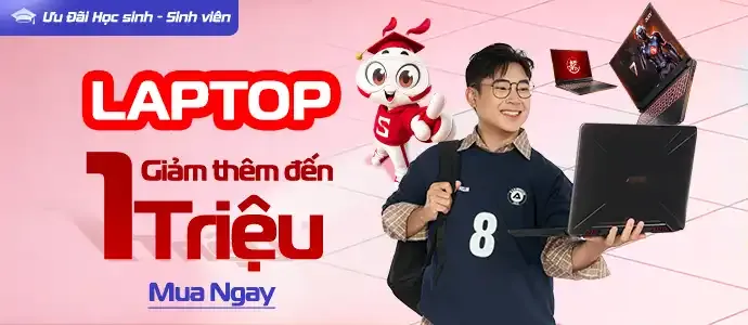 Laptop ưu đãi học sinh sinh viên